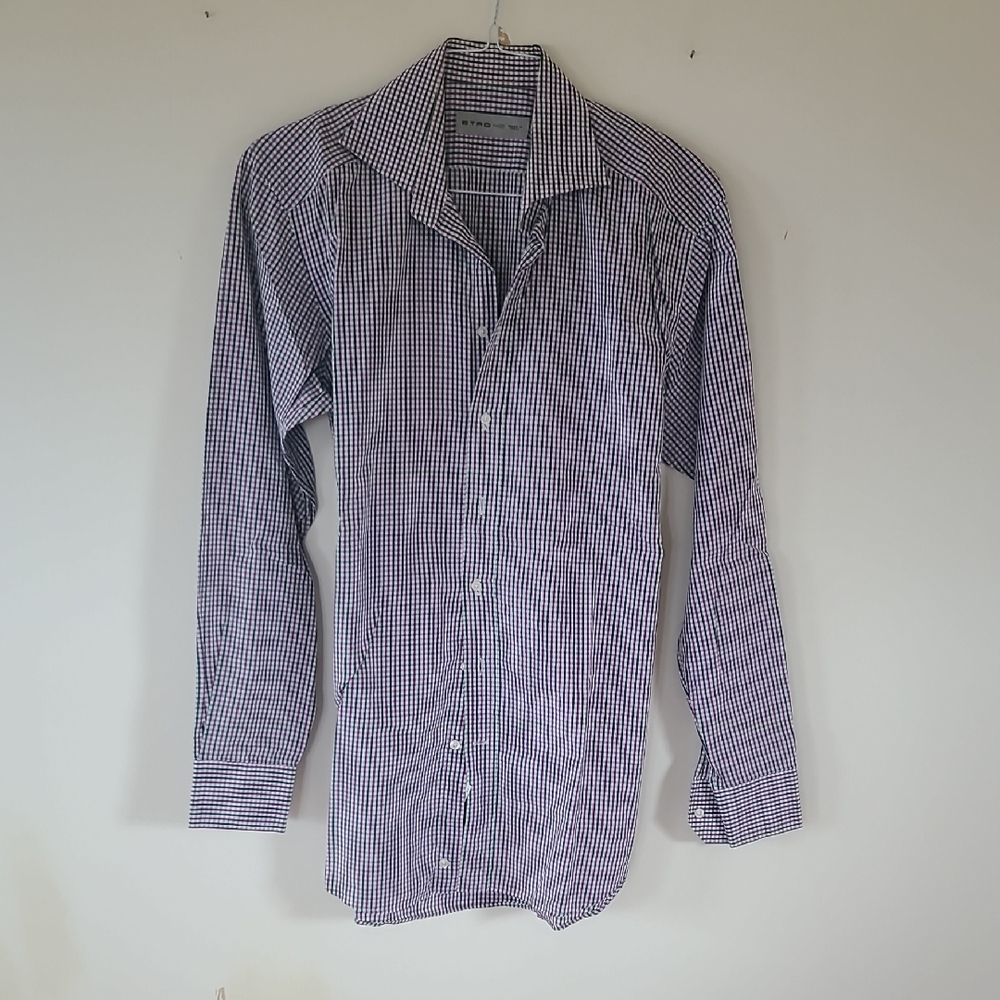 Etro Men's Checkered Shirt